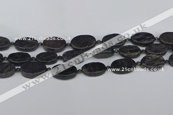 CCG129 15.5 inches 15*20mm oval charoite gemstone beads