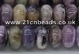 CCG136 15.5 inches 5*8mm rondelle natural charoite gemstone beads