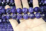 CCG142 15.5 inches 14mm round charoite gemstone beads