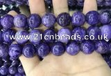 CCG147 15.5 inches 14mm round charoite gemstone beads