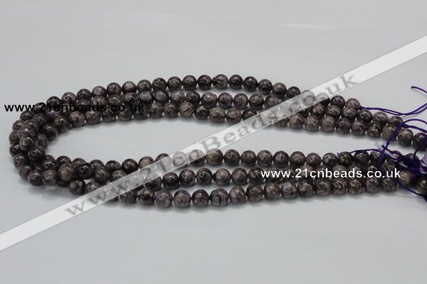 CCG20 15.5 inches 8mm round natural charoite gemstone beads