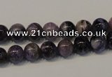 CCG26 15.5 inches 8mm round natural charoite gemstone beads