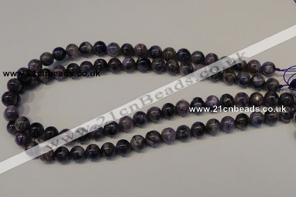 CCG27 15.5 inches 10mm round natural charoite gemstone beads