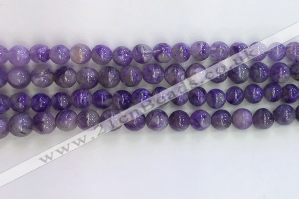 CCG301 15.5 inches 6mm round natural charoite gemstone beads