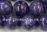 CCG312 15.5 inches 10mm round dyed charoite beads wholesale