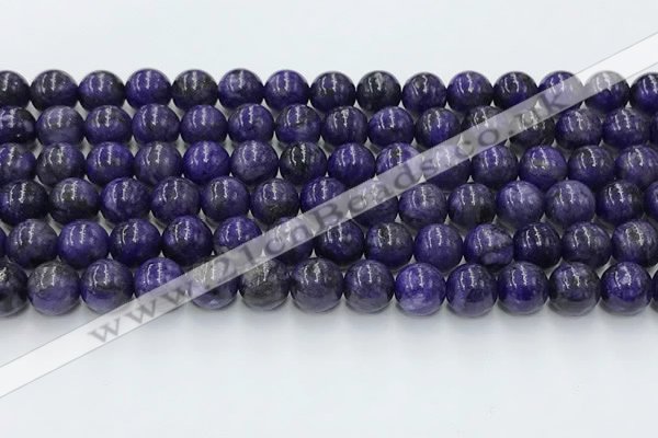 CCG316 15.5 inches 8mm round dyed charoite gemstone beads