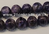 CCG33 15.5 inches 12mm round natural charoite gemstone beads