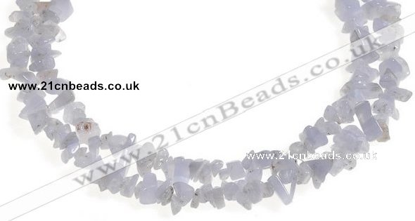 CCH01 34 inches purple agate chips gemstone beads wholesale