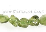 CCH17 16 inches green peridot chips gemstone beads wholesale