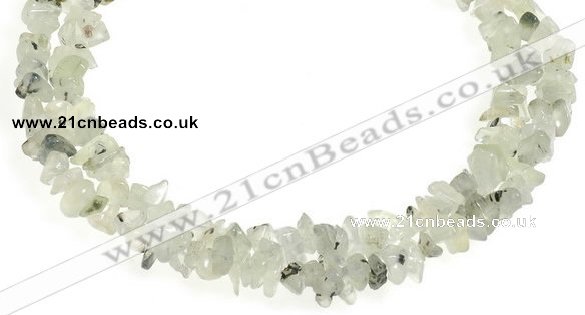 CCH18 35 inches light green garnet chip gemstone beads wholesale