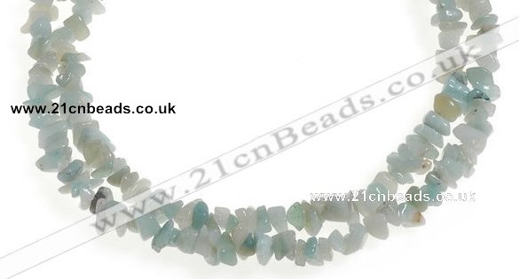 CCH20 32 inches amazonite chips gemstone beads wholesale