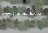 CCH207 34 inches 3*5mm fluorite chips gemstone beads wholesale