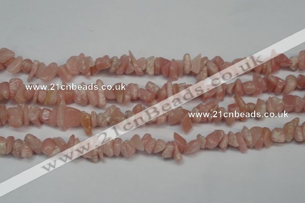 CCH224 34 inches 5*8mm pink opal chips gemstone beads wholesale