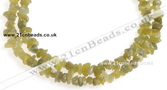 CCH23 35 inches Korea jade chips gemstone beads wholesale