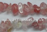 CCH237 34 inches 5*8mm cherry quartz chips beads wholesale