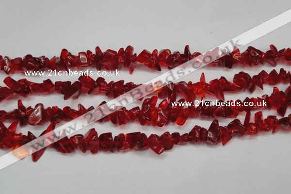 CCH238 34 inches 5*8mm synthetic crystal chips beads wholesale