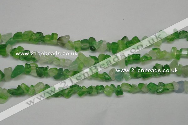 CCH239 34 inches 5*8mm synthetic crystal chips beads wholesale