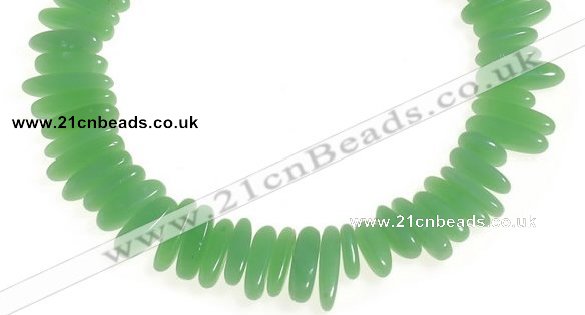 CCH24 16 inches green jade chips gemstone beads wholesale