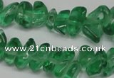 CCH253 34 inches 5*8mm synthetic crystal chips beads wholesale