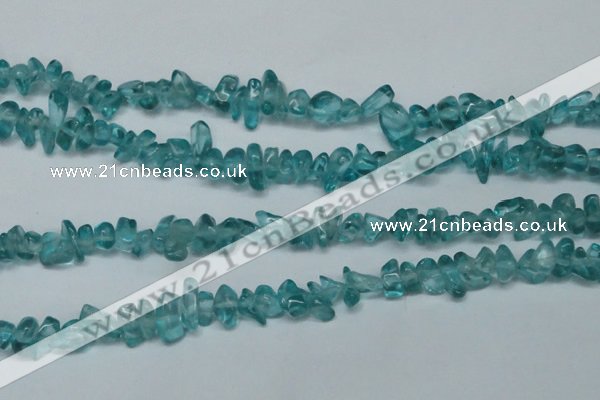 CCH254 34 inches 5*8mm synthetic crystal chips beads wholesale