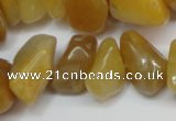 CCH271 34 inches 8*12mm yellow aventurine chips gemstone beads wholesale