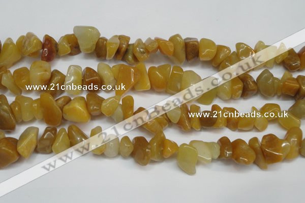 CCH271 34 inches 8*12mm yellow aventurine chips gemstone beads wholesale