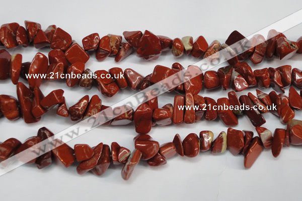 CCH275 34 inches 8*12mm red jasper chips gemstone beads wholesale