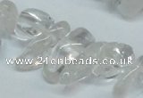 CCH290 34 inches 8*12mm white crystal chips gemstone beads wholesale