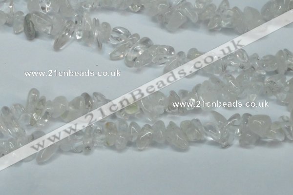 CCH290 34 inches 8*12mm white crystal chips gemstone beads wholesale