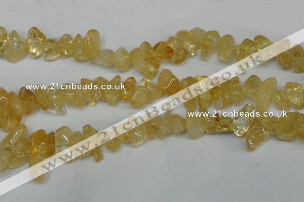 CCH292 34 inches 8*12mm citrine chips gemstone beads wholesale