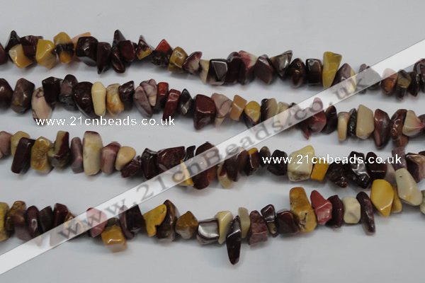 CCH297 34 inches 8*12mm mookaite chips gemstone beads wholesale