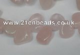 CCH311 15.5 inches 10*15mm rose quartz chips gemstone beads wholesale