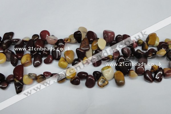 CCH326 15.5 inches 10*15mm mookaite chips gemstone beads wholesale