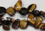 CCH327 15.5 inches 10*15mm tiger eye chips gemstone beads wholesale