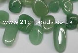 CCH329 15.5 inches 10*15mm green aventurine chips beads wholesale