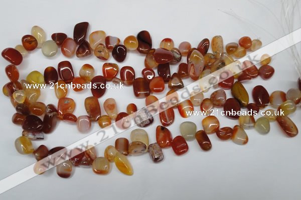 CCH333 15.5 inches 10*15mm red agate chips gemstone beads wholesale