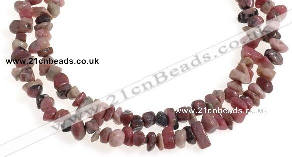 CCH37 34 inches rhodonite chips gemstone beads wholesale