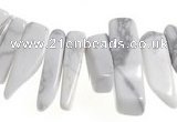 CCH40 16 inches white howlite chips gemstone beads wholesale