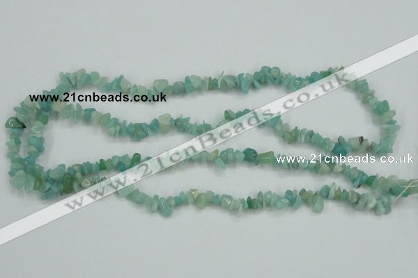 CCH45 32 inches 5*8mm amazonite chip gemstone beads wholesale