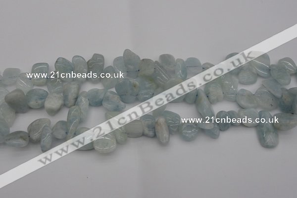 CCH608 15.5 inches 10*14mm - 15*20mm aquamarine chips gemstone beads