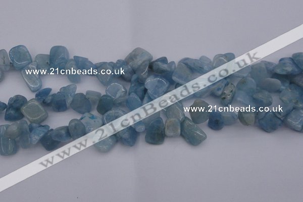 CCH610 15.5 inches 6*8mm - 10*14mm aquamarine chips gemstone beads