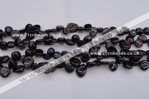 CCH617 15.5 inches 6*8mm - 10*14mm garnet chips gemstone beads