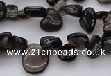 CCH623 15.5 inches 6*8mm - 10*14mm smoky quartz chips beads