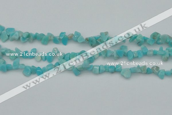 CCH631 15.5 inches 6*8mm - 10*14mm Peru amazonite chips beads