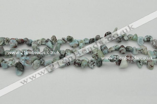 CCH632 15.5 inches 6*8mm - 10*14mm larimar amazonite chips beads