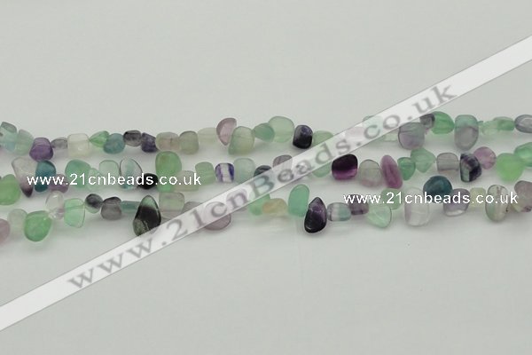 CCH635 15.5 inches 6*8mm - 10*14mm fluorite gemstone chips beads