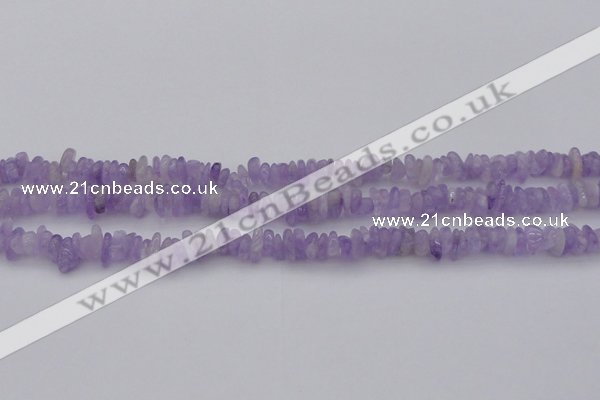 CCH647 15.5 inches 4*6mm - 5*8mm lavender amethyst chips beads