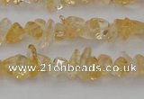 CCH655 15.5 inches 4*6mm - 5*8mm citrine gemstone chips beads