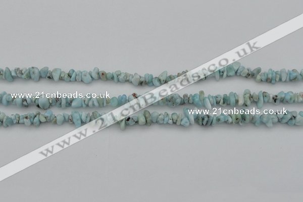 CCH661 15.5 inches 4*6mm - 5*8mm larimar gemstone chips beads