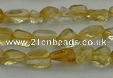 CCH672 15.5 inches 4*6mm - 5*8mm citrine gemstone chips beads